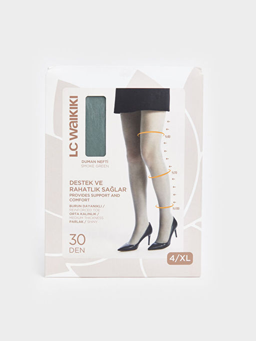 30 Denye Parlak Kad?n K?lotlu ?orap