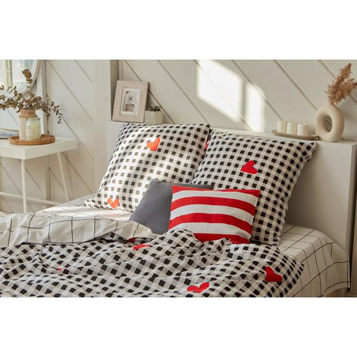 Постельное белье Этель дуэт Big love 143*215 см - 2 шт, 240*220 см, 70*70 см -2 шт  фото 9