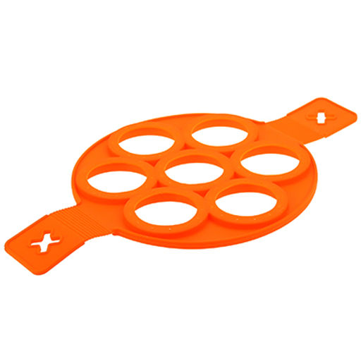 Форма силиконовая Для идеальных оладьев на 7 штук по д7см, д23см, цвета микс (Китай) - Домашняя мода фото 7