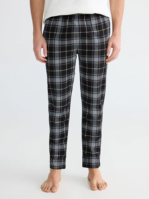 Standart Kal?p Ekose Erkek Pijama Alt?