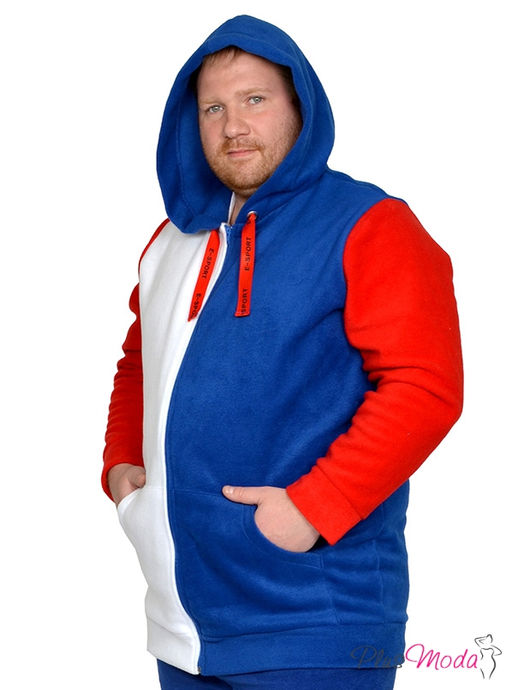 Толстовка Модель №1436 размеры 44-84 - Plusmoda фото 5