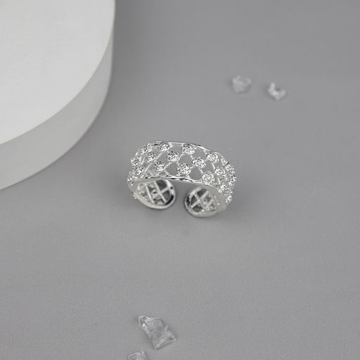 Кольцо Арт. 3V-7665-W - MyGemma фото 2