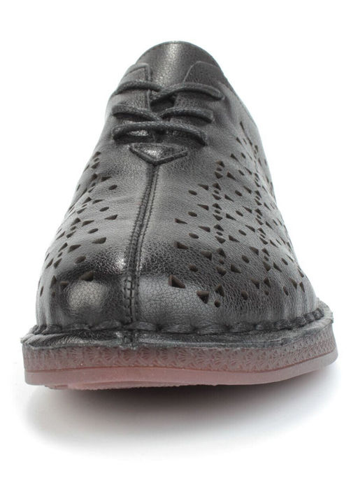 03-5006-1 BLACK Полуботинки женские (натуральная кожа)