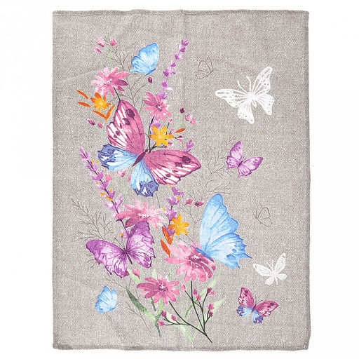 Салфетка хозяйственная 50х60см "Лето" 2, рогожка 171г/м2, хлопок 100%, без упаковки, "Домашняя мода" (Россия)