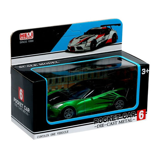 Машина металлическая Гоночная, инерция, МИКС - Simaland фото 8