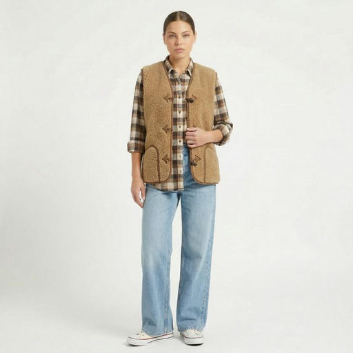 Жилет арт.1223-02/пуг. КЛАССИКА Камель - Altro фото 4