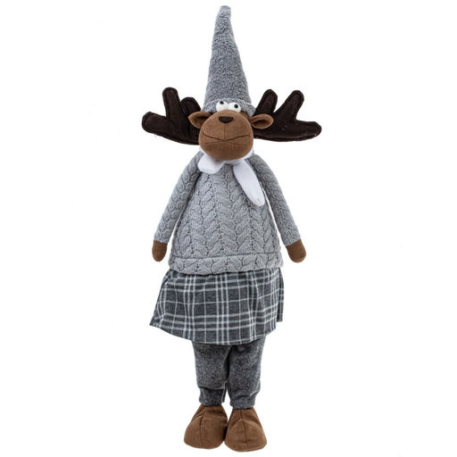 Игрушка набивная "Олень", L24 W13 H59/45 см, 2в.