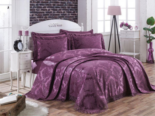 Покрывало EFOR (Gardines) с наволочками DIANA 240*260 сиреневый MOR