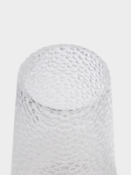 Ваза стекло настольная "Линней" 20х10,5 см, прозрачный