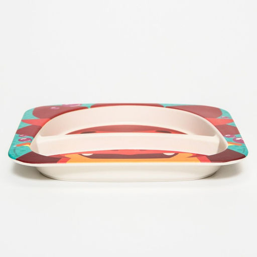 Тарелка детская, бамбук, Дракоша Тоша