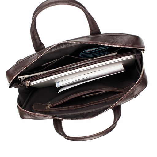 Кожаная деловая сумка для ноутбука Carter Black - Lakestone фото 15