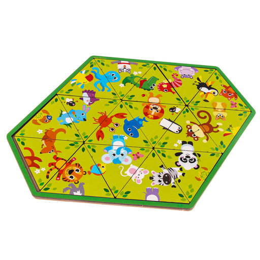 Головоломка «Животные зоопарка», пасьянс