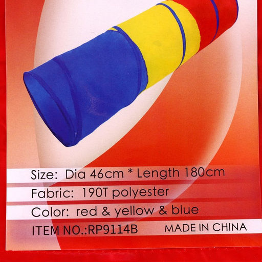 Игровой тоннель для детей «Краски», 46×46×180 см