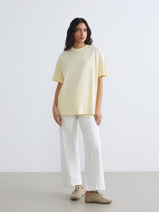 Bisiklet Yaka Kad?n Ti??rt