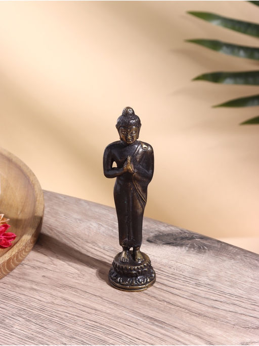 Сувенир «Будда», 5×5×17 см, бронза