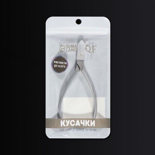 Кусачки педикюрные Premium satin, скрытая пружина, 10,9 см, длина лезвия - 16 мм, цвет серебристый - Queen fair фото 7