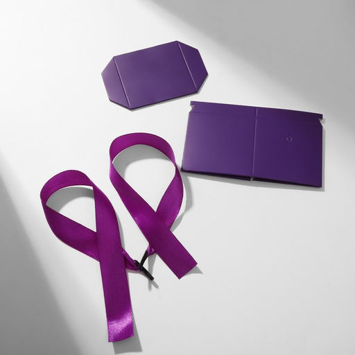 Цена за 12 шт. Коробочка подарочная складная «Презент», 6×6×6 см, фиолетовый