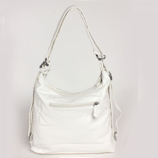 Сумка женская искусственная кожа Guecca-1673 (рюкзак-change), 2отд, белый SALE 235161 - Adelia фото 2