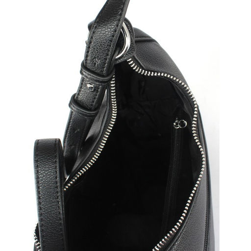 Сумка женская искусственная кожа FR-6620-1, 1отд+еврокарм, плечевой ремень, черный SALE 258368 - Adelia фото 3