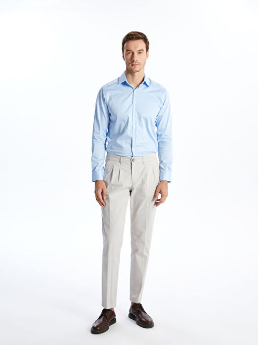 Slim Fit Uzun Kollu Erkek G?mlek