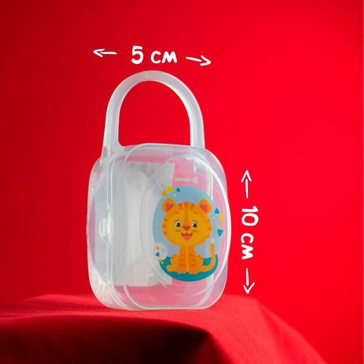 Контейнер для хранения и стерилизации детских сосок и пустышек Тигрёнок, цвет МИКС - Крошка я фото 5