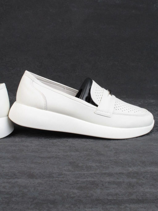 03-PDL 205-5 LT. BEIGE Полуботинки женские (натуральная кожа)