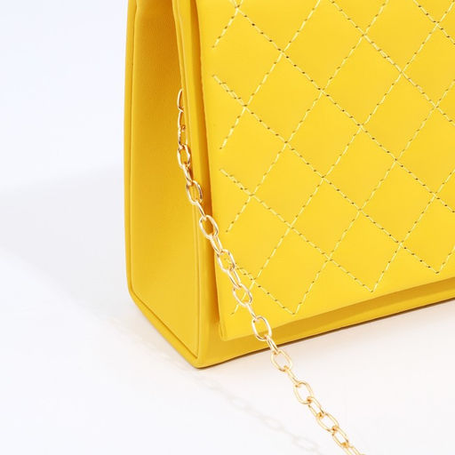Сумка-клатч на магните, цвет желтый - Simaland фото 4