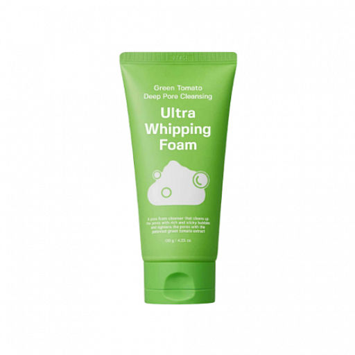 Sungboon Editor Green Tomato Deep Pore Cleansing Ultra Whipping Foam, 120g - Мягкая пенка для умывания