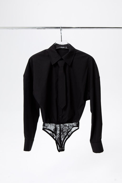 Боди Pirs 6226 чёрный фото 2