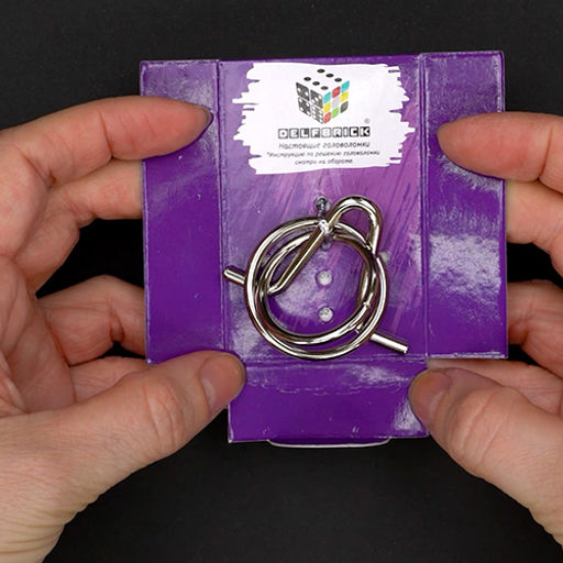 DELFBRICK DLM-10 Головоломка металлическая 1 шт Кольца 3 элемент