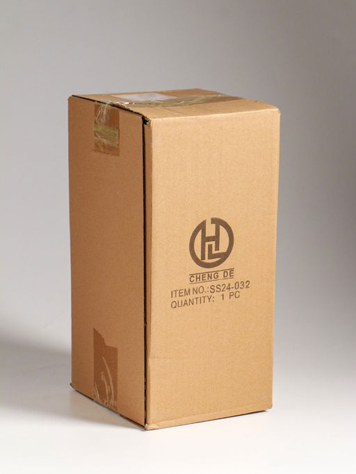 Ваза «Тонье», 28×14 см, стекло, серо-коричневая