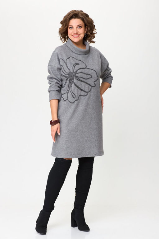 Платье INVITE 4083 черный дизайн - Mira fashion фото 143