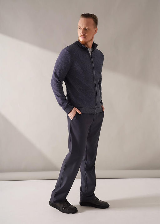 CLE Жакет муж. 654399хпэ мулине т.серый - Clever wear фото 6