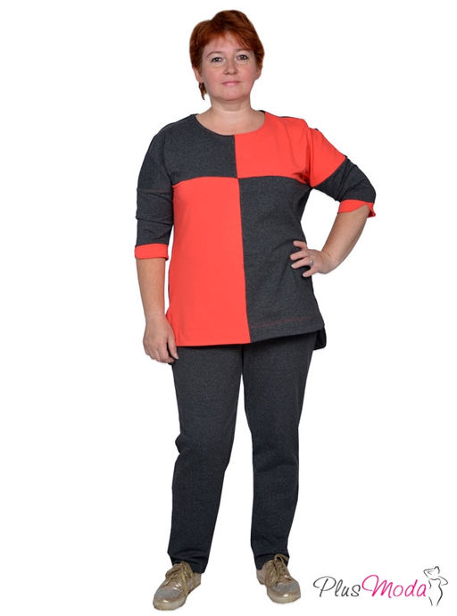 Туника Модель №132 размеры 50-72 - Plusmoda фото 2
