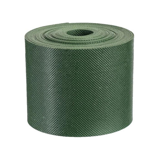 Лента бордюрная, 10 см×10 м, толщина 1.2 мм, пластиковая, зелёная, Greengo