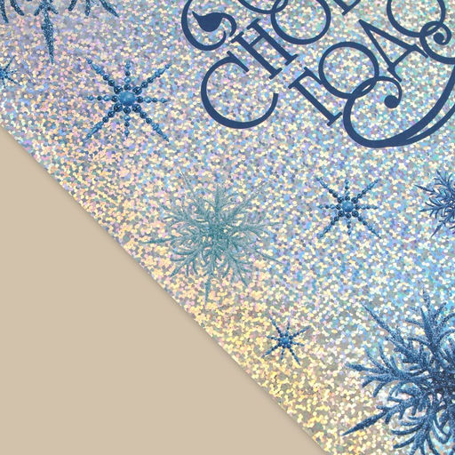 Цена за 2 шт. Наклейки новогодние, интерьерные «С Новым годом», голография 21×29.5 см