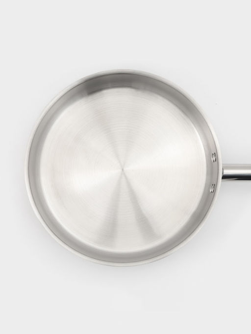 Сковорода - сотейник Hanna Knövell, 4.4 л, d=28 см, h=7.5 см, толщина стенки 0.6 мм, индукция, нержавеющая сталь, серебристая