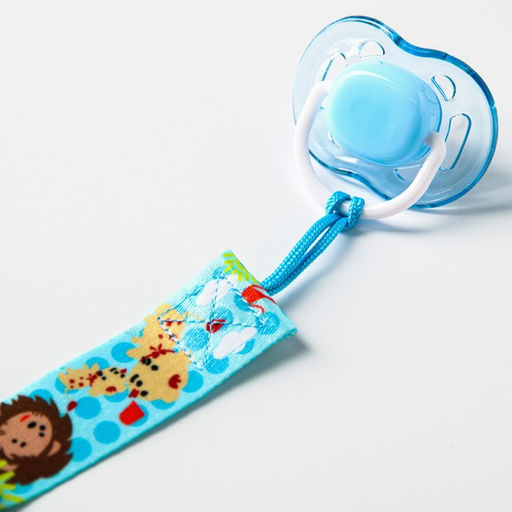 Держатель для пустышки на ленте Львята - Крошка я фото 2