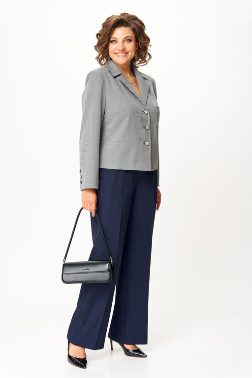 Костюм Aira Style 24240 серо-синий