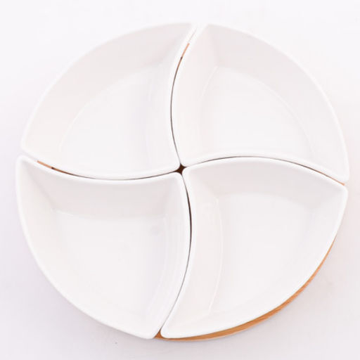 60320 Менажница 4 секции с подставкой LR (х16) - Mayer&boch фото 6