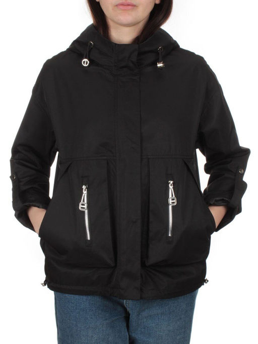 8051 BLACK Ветровка женская LYDIA - Фабричный китай фото 2