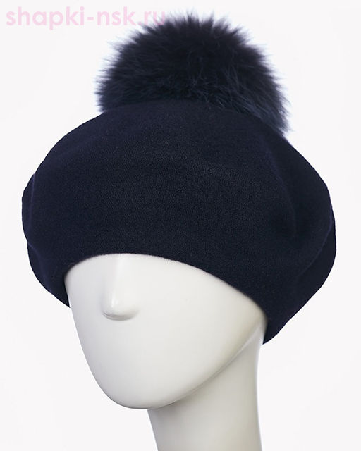Берет фетр флис Помпон 115 Берет женский флис (58-59) - Tonak фото 5
