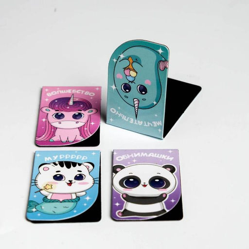 Магнитные закладки Сказочное чтение на открытке, 4 шт - Artfox фото 4