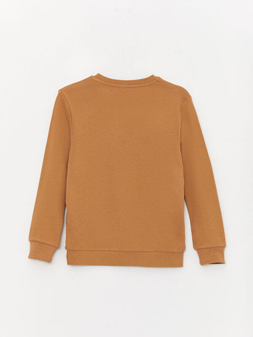 Bisiklet Yaka Bask?l? Uzun Kollu Erkek ?ocuk Ti??rt - Waikiki фото 2