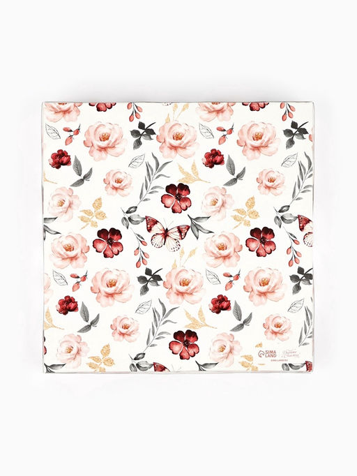 Цена за 5 шт. Коробка для печенья, кондитерская упаковка с пластиковой крышкой, Только для тебя, 21?21?3 см