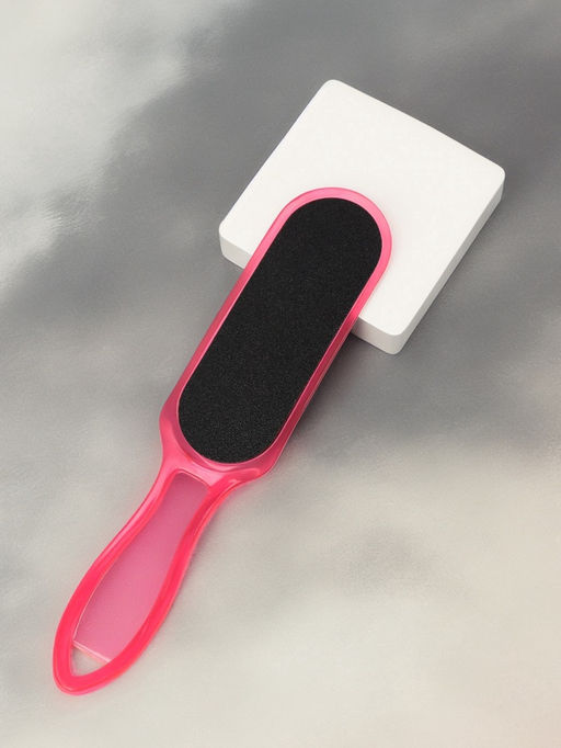 Пилка для пяток, наждачная, двусторонняя, 25 см, МИКС