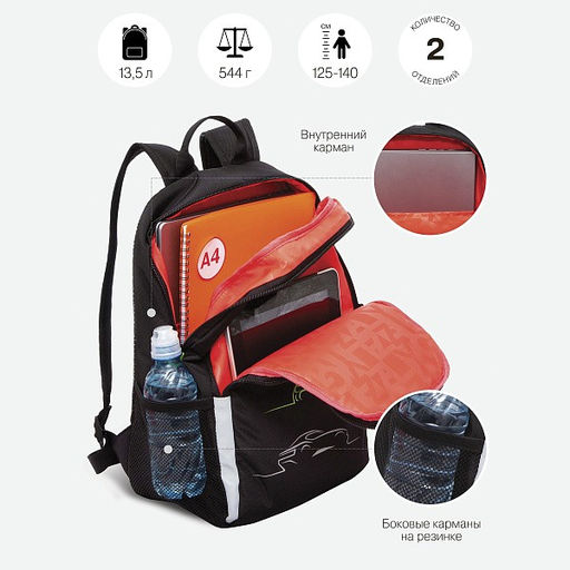 RB-351-3 Рюкзак школьный - Grizzly фото 38