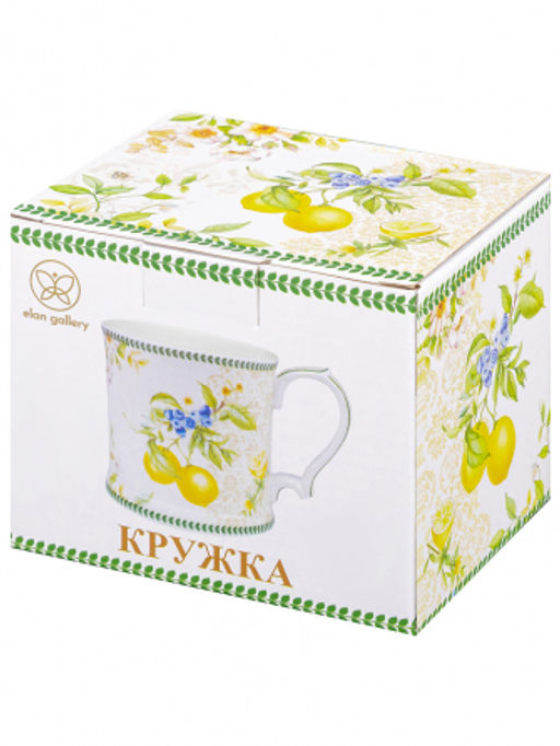 Кружка 380 мл 12,3*9*9 см Лимоны NEW BONE CHINA - Elan gallery фото 19