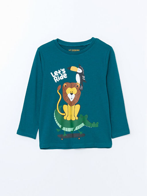 Bisiklet Yaka Erkek ?ocuk Pijama Tak?m?