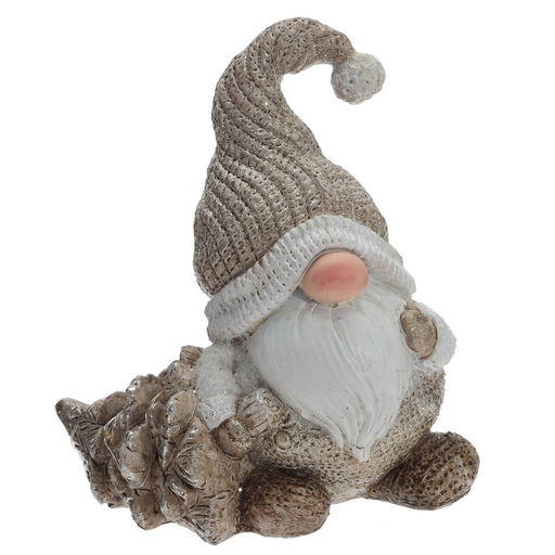 Фигрка декоративная "Гном" с подсветкой (LR44x2,прилаг), L13 W9 H17 см, 2в.